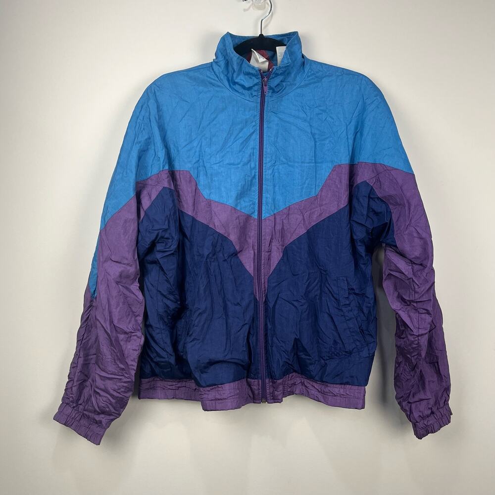 Vintage USA Olympics Medium Windbreaker Jacket JCPenny Vtg 80's